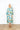 Blue + Green Patterned Maxi Caftan