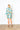 Blue + Green Patterned Mini Caftan