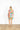 Peach Tropical Garden Mini Caftan