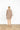 Espresso Knit Stripe Mini Open Front Caftan