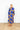 Cobalt Mod Pop Maxi Open Front Caftan