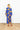 Cobalt Mod Pop Maxi Open Front Caftan
