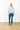 Sky Speckled Ruffle Cropped Jacket