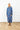 Slate Botanical Outline Maxi Caftan