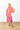 Pink Bloom Seersucker Maxi Caftan