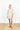 Cream Hibiscus Sequin Micro Caftan