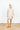 Cream Hibiscus Sequin Mini Caftan