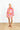 Guava Sheer Palm Mini Caftan