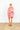Guava Sheer Palm Mini Caftan