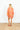 Coral Daisy Grid Micro Caftan
