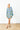 Blue Garden Sketch Micro Caftan