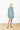 Blue Garden Sketch Mini Caftan