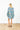 Blue Garden Sketch Micro Caftan