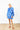 Cobalt Ink Vine Mini Open Front Caftan