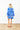 Cobalt Ink Vine Mini Open Front Caftan