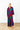 Violet Palm Tiles Maxi Tunic Dress