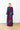 Violet Palm Tiles Maxi Tunic Dress