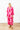 Raspberry Ribbon Mesh Maxi Everyday Dress