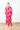 Raspberry Ribbon Mesh Maxi Everyday Dress