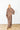 Brown Safari Lurex Maxi Tunic Dress
