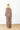 Brown Safari Lurex Maxi Tunic Dress