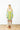 Sage Fruit Mesh Maxi Caftan