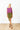Magenta Lime Terry Stripe A-Line Top