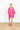 Raspberry Garden Lace Mini Caftan