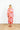 Guava Sheer Palm Maxi Caftan