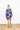 Cobalt Mod Pop Mini Open Front Caftan