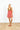 Salmon Sequin Bra Mini Swing Dress