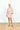 Chestnut Cotton Embroidery Mini Wrap Dress