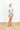 Pastel Speckled Stripe Mini Wrap Skirt