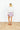 Pastel Speckled Stripe Mini Wrap Skirt
