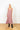 Pink Gradient Grid Maxi Swing Dress