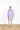 Lavender Bubble Jacquard Mini Open Front Caftan